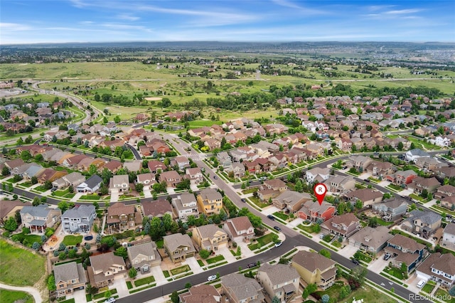 21962 E Idyllwilde Dr, Parker, CO 80138 - aerial overview of property's location featuring nearby suburban area