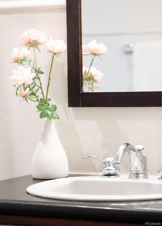 details featuring vanity