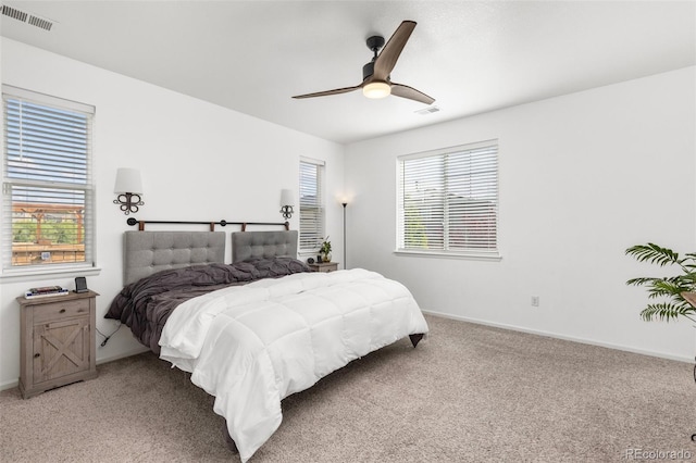 9628 Albion Ln, Thornton, CO 80229 - bedroom featuring light carpet and a ceiling fan