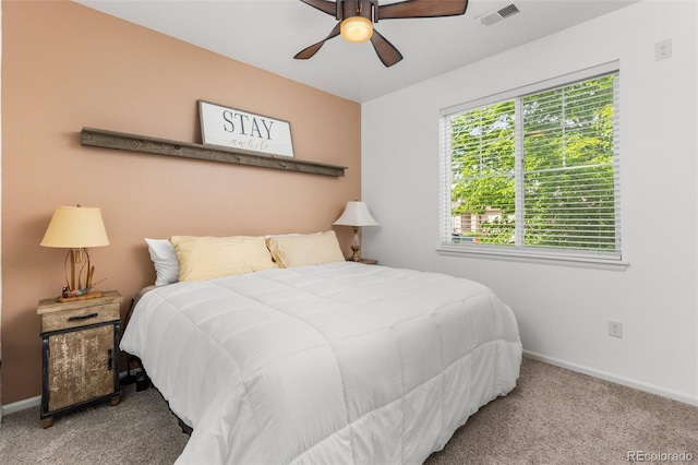 9628 Albion Ln, Thornton, CO 80229 - bedroom with carpet and a ceiling fan