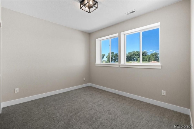 spare room featuring carpet floors