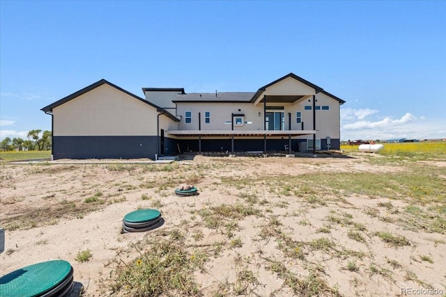 view of rear view of property