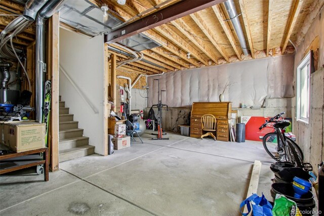 16304 10th St, Mead, CO 80542 - below grade area featuring stairs