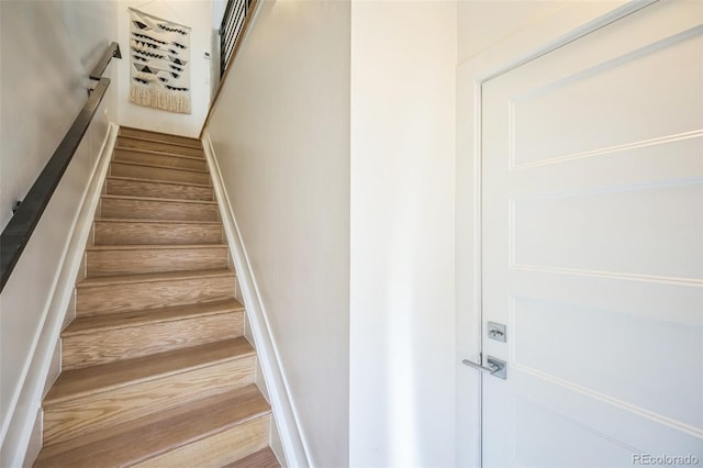 4922 Lowell Blvd Unit 3, Denver, CO 80221 - staircase with wood finished floors