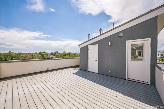 4922 Lowell Blvd Unit 3, Denver, CO 80221 - view of wooden deck
