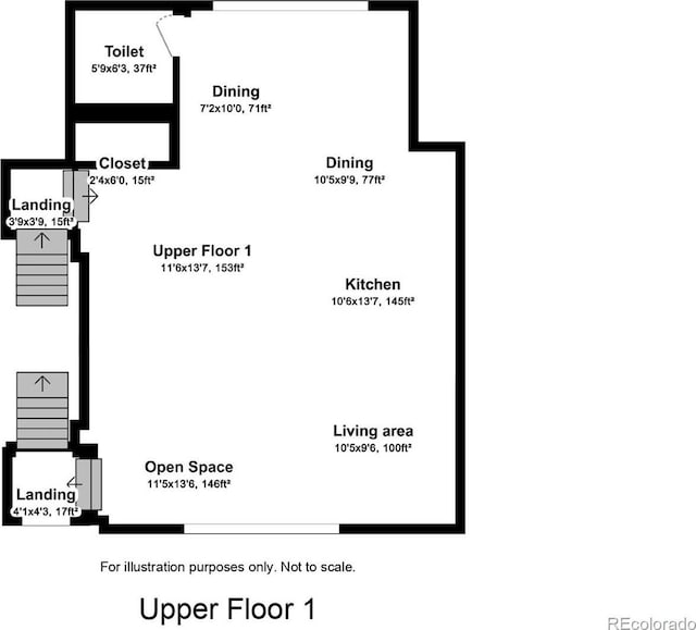 4922 Lowell Blvd Unit 3, Denver, CO 80221 - view of room layout