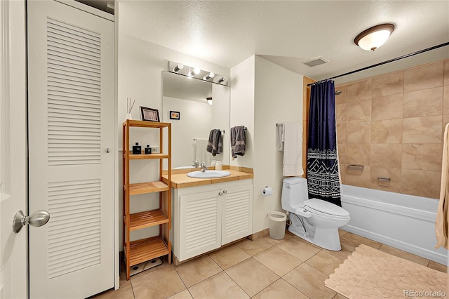 2351 Federal Blvd Unit 401, Denver, CO 80211 - bathroom with tile patterned flooring, vanity, and shower / tub combo