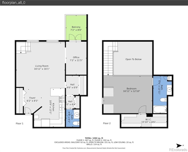 2351 Federal Blvd Unit 401, Denver, CO 80211 - view of property floor plan