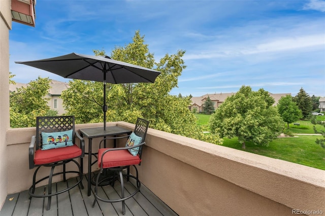 10760 Eliot Cir Unit 204, Denver, CO 80234 - view of wooden deck