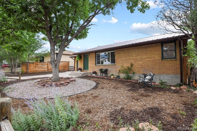 view of ranch-style house