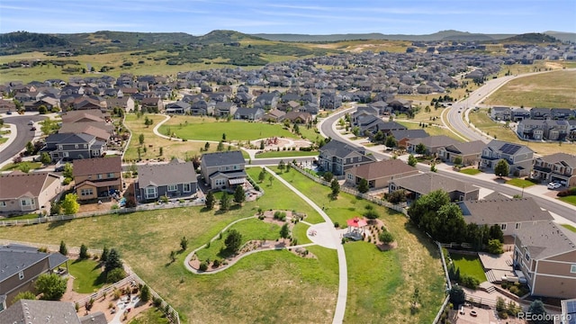 5615 Clover Ridge Cir, Castle Rock, CO 80104 - view of property location with nearby suburban area and a mountain backdrop