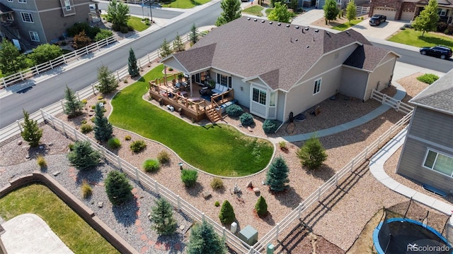 5615 Clover Ridge Cir, Castle Rock, CO 80104 - aerial view of property and surrounding area
