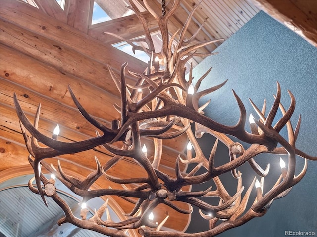 23076 Oehlmann Park Rd, Conifer, CO 80433 - detailed view of rustic walls