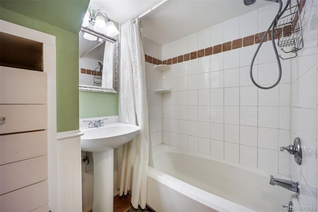 3242 Utica St, Denver, CO 80212 - full bath with shower / bath combination with curtain and a sink