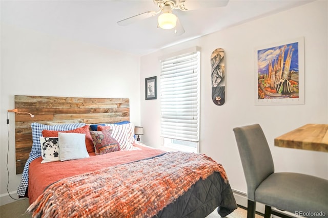 3521 W 40th Ave, Denver, CO 80211 - bedroom with carpet floors and ceiling fan