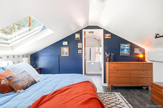 3521 W 40th Ave, Denver, CO 80211 - bedroom featuring wood finished floors and lofted ceiling