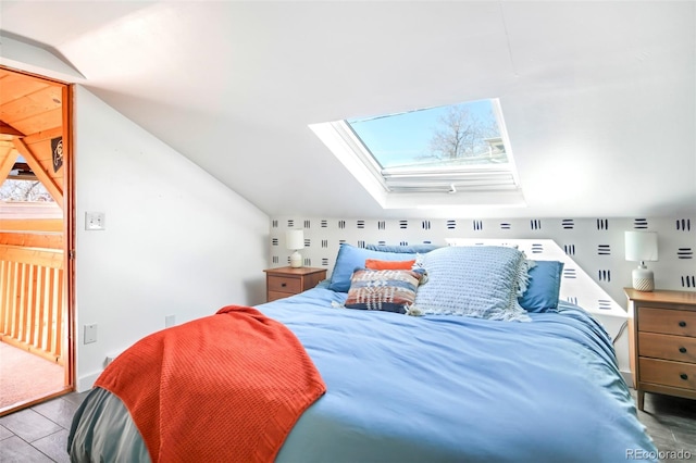 3521 W 40th Ave, Denver, CO 80211 - bedroom with a skylight and lofted ceiling