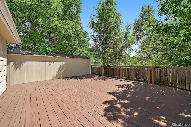10714 Birch Ct, Thornton, CO 80233 - view of wooden terrace
