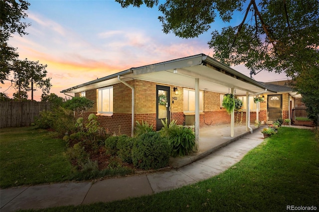 1432 Xanthia St, Denver, CO 80220 - view of front facade with brick siding and covered porch
