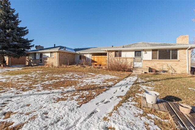 view of ranch-style home