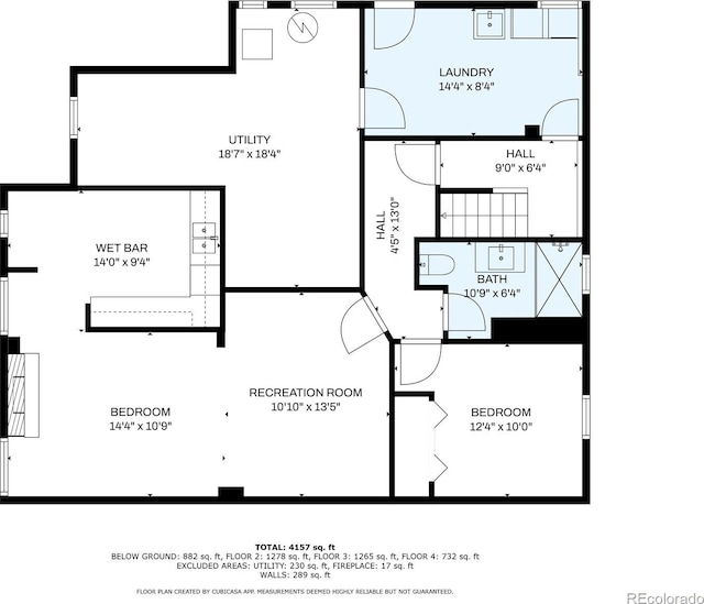 1437 Columbine St, Denver, CO 80206 - floor plan / room layout
