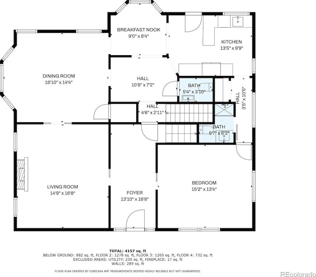1437 Columbine St, Denver, CO 80206 - room layout