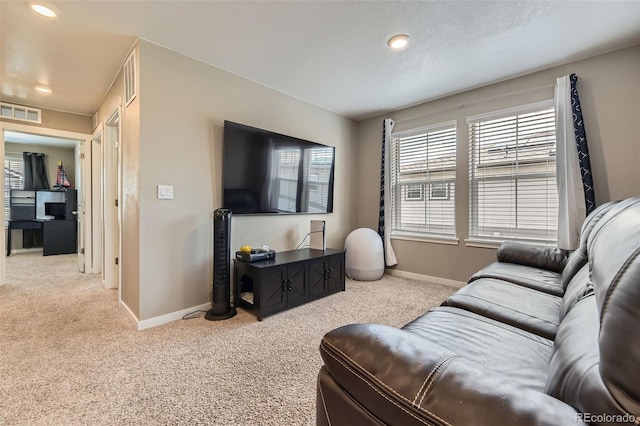 21751 E 7th, Aurora, CO 80018 - living area with carpet and recessed lighting