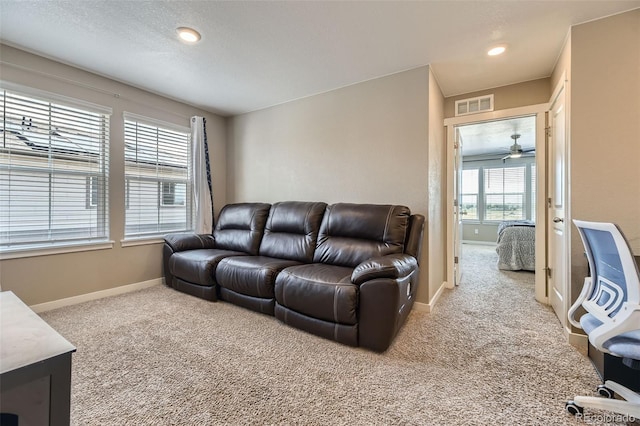 21751 E 7th, Aurora, CO 80018 - living room with carpet flooring and recessed lighting