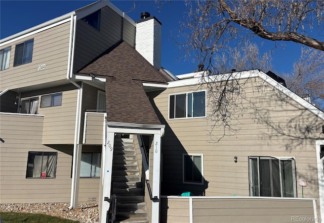 view of rear view of house