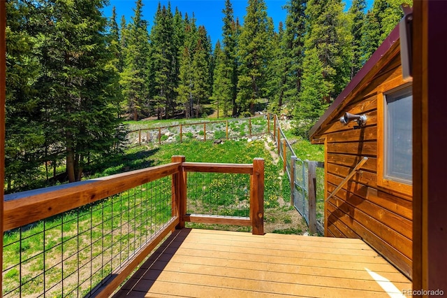 60 Jackson, Alma, CO 80420 - view of wooden terrace