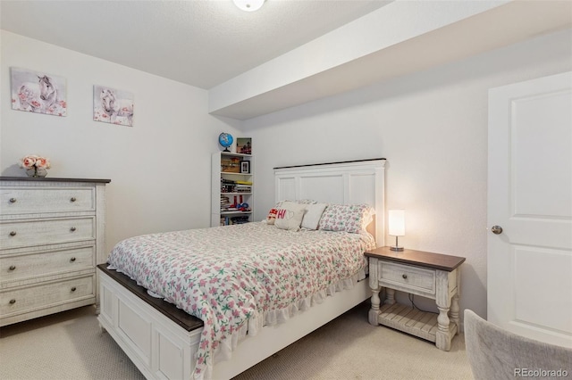 bedroom featuring carpet flooring