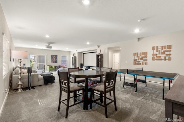 21426 E Stanford Ave, Aurora, CO 80015 - dining area with carpet and recessed lighting