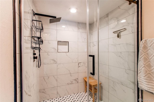 full bath featuring a stall shower