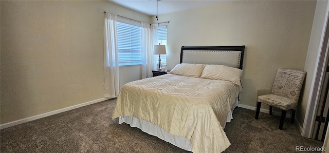 12388 Jasmine St, Brighton, CO 80602 - bedroom featuring dark colored carpet and baseboards