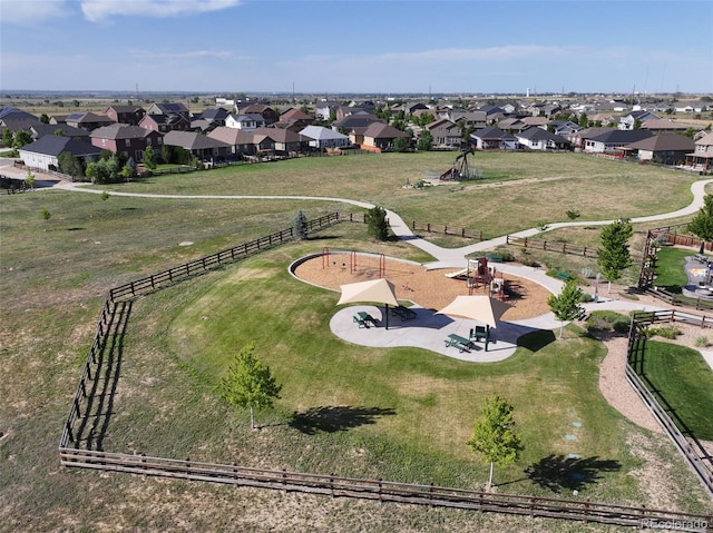 4863 Wildflower Pl, Dacono, CO 80514 - aerial perspective of suburban area with a recreational park