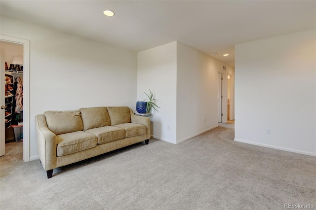 4863 Wildflower Pl, Dacono, CO 80514 - living area with carpet floors and recessed lighting