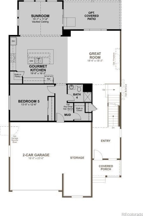 25171 E Evans Dr, Aurora, CO 80018 - view of home floor plan