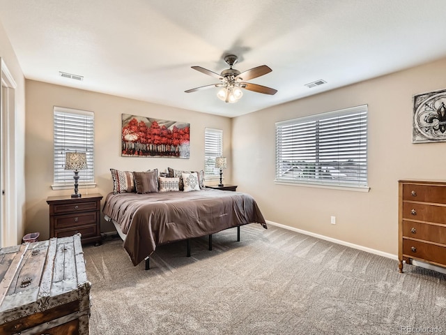 8522 S Dudley St, Littleton, CO 80128 - carpeted bedroom with baseboards and ceiling fan