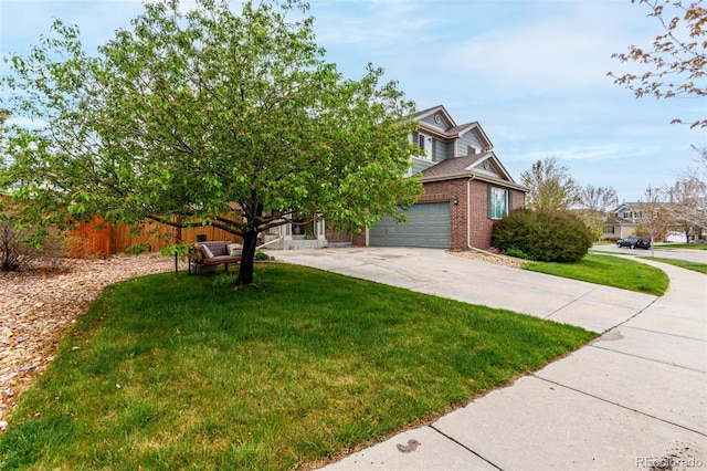 4873 S Fultondale Way, Aurora, CO 80016 - view of property hidden behind natural elements with brick siding and driveway
