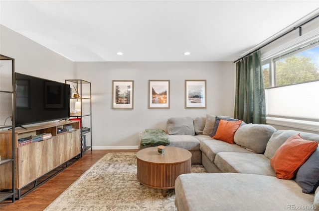 8485 W 44th Ave, Wheat Ridge, CO 80033 - living area with wood finished floors and recessed lighting