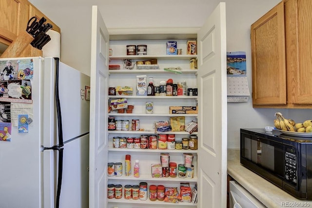 view of pantry