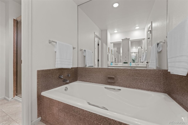 2090 S Gray Dr, Lakewood, CO 80227 - bathroom with recessed lighting and a bath