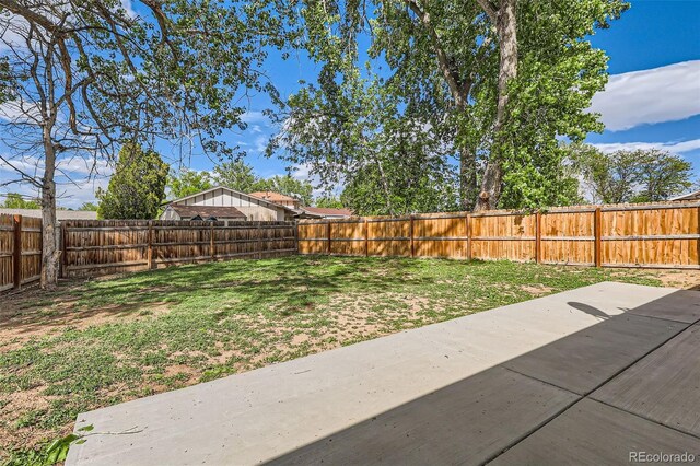 14317 Olmsted Dr, Denver, CO 80239 - view of yard featuring a patio