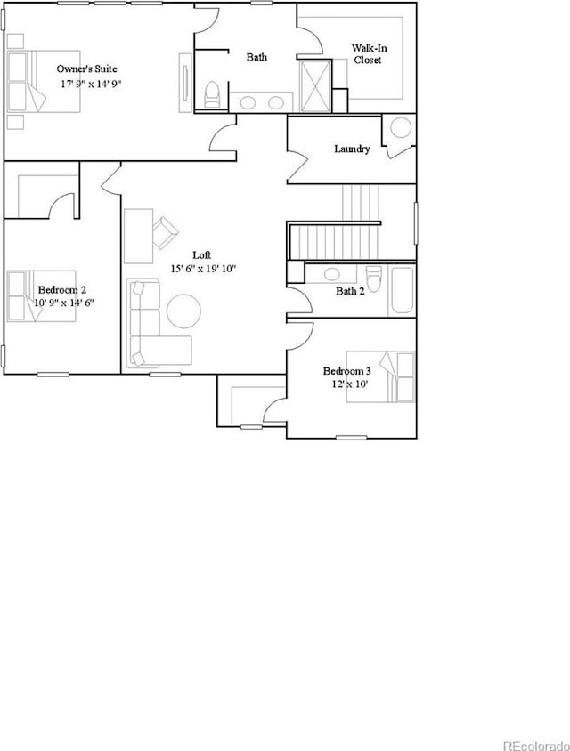 3991 N Rome St, Aurora, CO 80019 - view of room layout