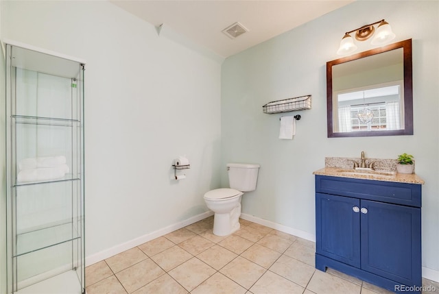 22765 E Ottawa Pl, Aurora, CO 80016 - bathroom featuring vanity, a shower with door, and tile patterned flooring