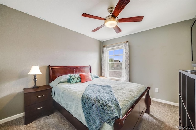 22765 E Ottawa Pl, Aurora, CO 80016 - carpeted bedroom with baseboards and ceiling fan