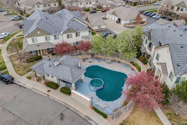 22765 E Ottawa Pl, Aurora, CO 80016 - aerial perspective of suburban area with a pool