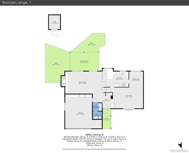 4720 W Stanford Ave, Denver, CO 80236 - view of floor plan / room layout