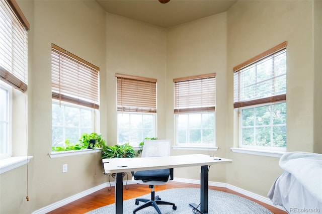 7777 E 23rd Ave Unit 1202, Denver, CO 80238 - office with wood finished floors and baseboards