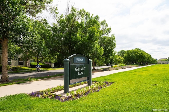 7777 E 23rd Ave Unit 1202, Denver, CO 80238 - community / neighborhood sign with a yard